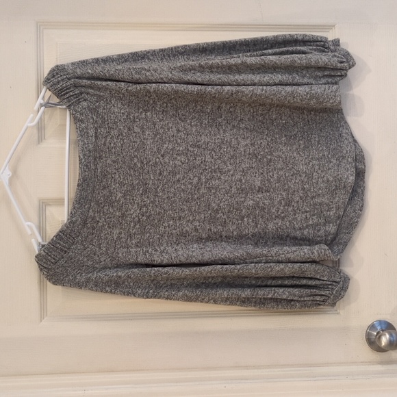 Anthropologie | Grey | Slouchy Sweatshirt | Buttery Soft | Size Sm Petite | NWT - Picture 7 of 11